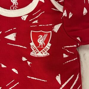 Liverpool FC Baby Bodysuit 6-9 Months Official L.F.C. Football England NWOT